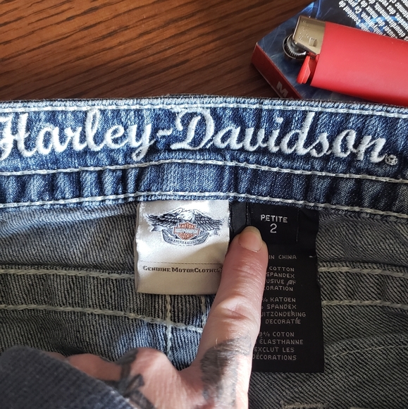 Womens Harley Davidson Jeans - Picture 1 of 3